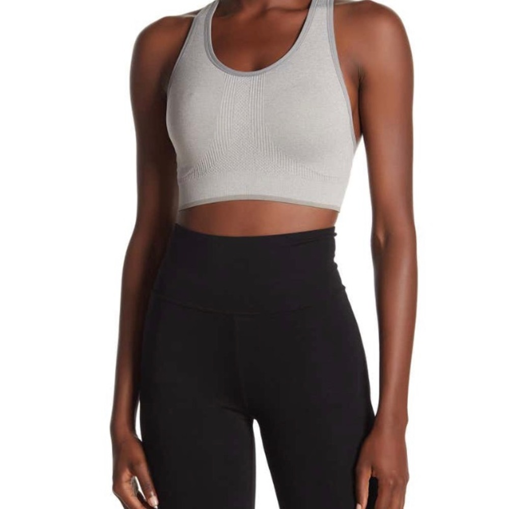 COPY - Andrew Marc Seamless sports bra in Sterling
